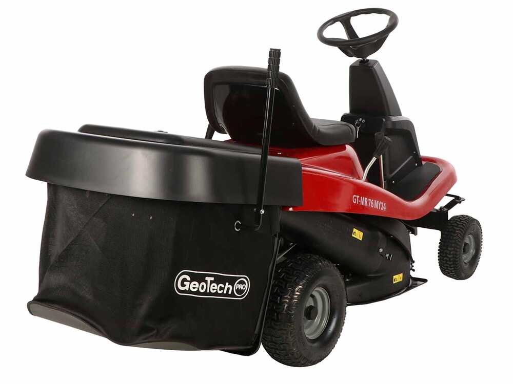 geotech pro gt mr 76 tracteur tondeuse moteur 432 cm3 démarrage électrique