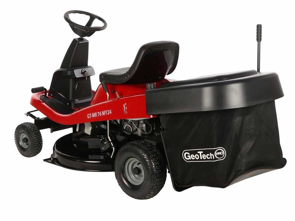 geotech pro gt mr 76 tracteur tondeuse moteur 432 cm3 démarrage électrique