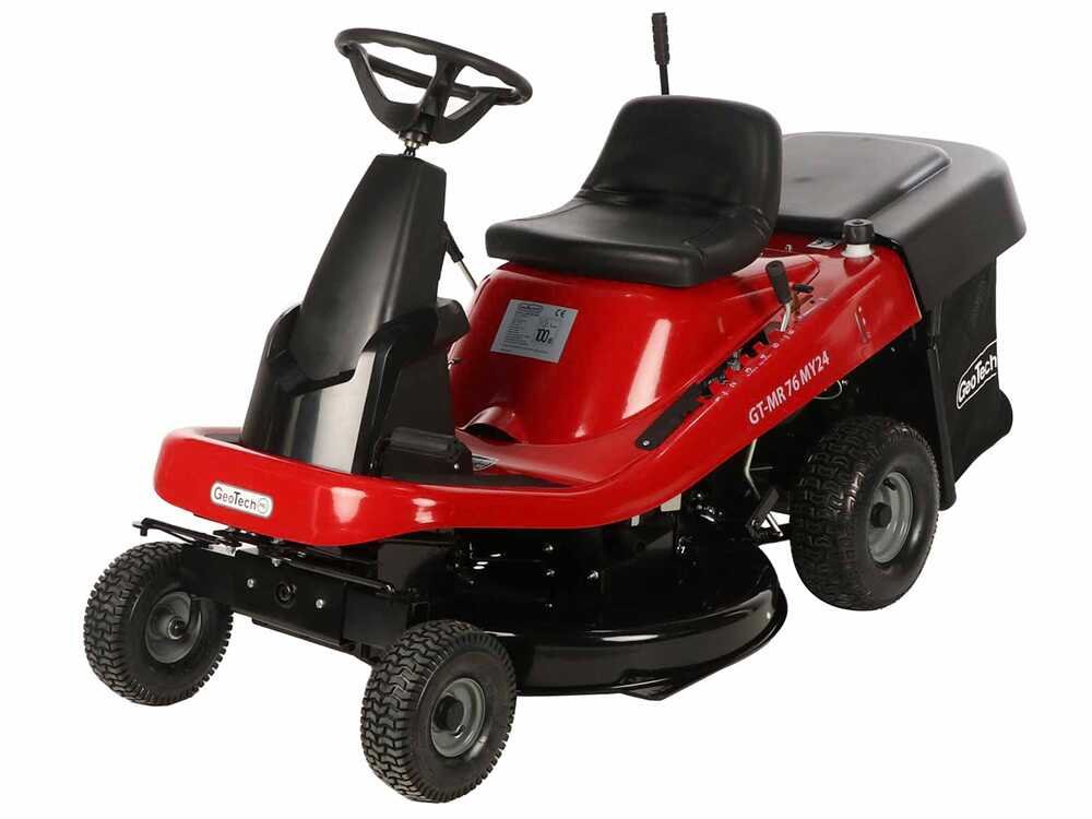 geotech pro gt mr 76 tracteur tondeuse moteur 432 cm3 démarrage électrique
