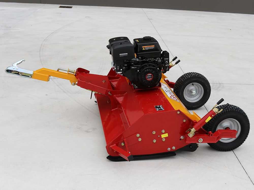 geotech pro gtrb120 tondeuse débroussailleuse tracté pour quad loncin g420fd