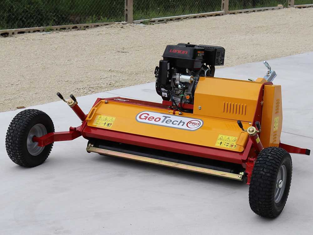 geotech pro gtrb120 tondeuse débroussailleuse tracté pour quad loncin g420fd