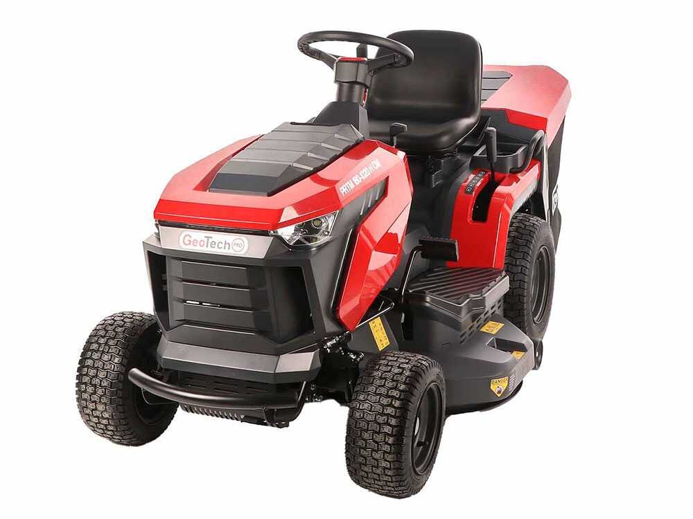 geotech pro prtm 180 1020 h cm tracteur tondeuse transmission hydrostatique bac de ramassage