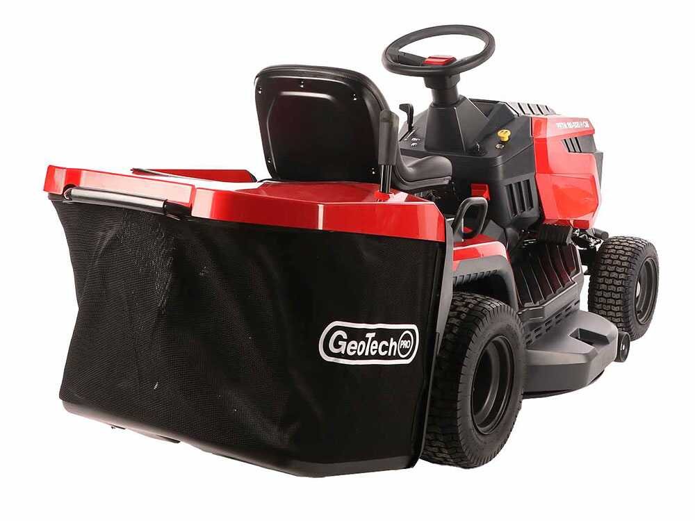 geotech pro prtm 180 1020 h cm tracteur tondeuse transmission hydrostatique bac de ramassage