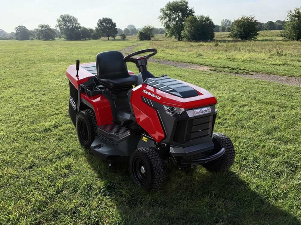 geotech pro prtm 180 1020 h cm tracteur tondeuse transmission hydrostatique bac de ramassage