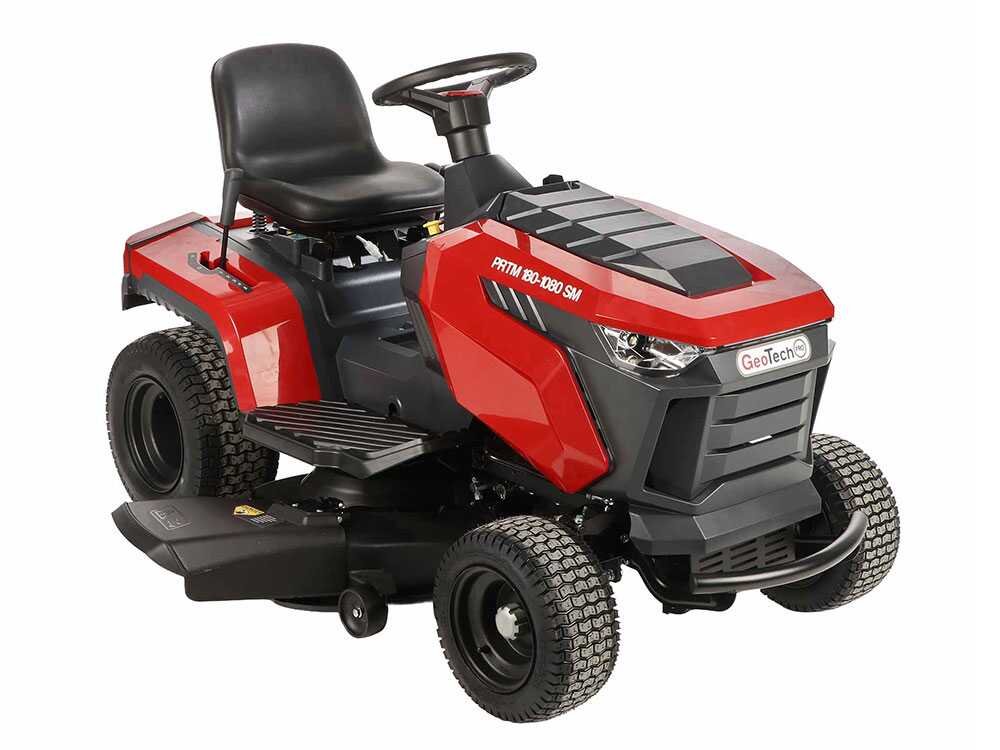 geotech pro prtm 180 1080 sm tracteur tondeuse boîte à vitesses mécanique Éjection latérale et mulching