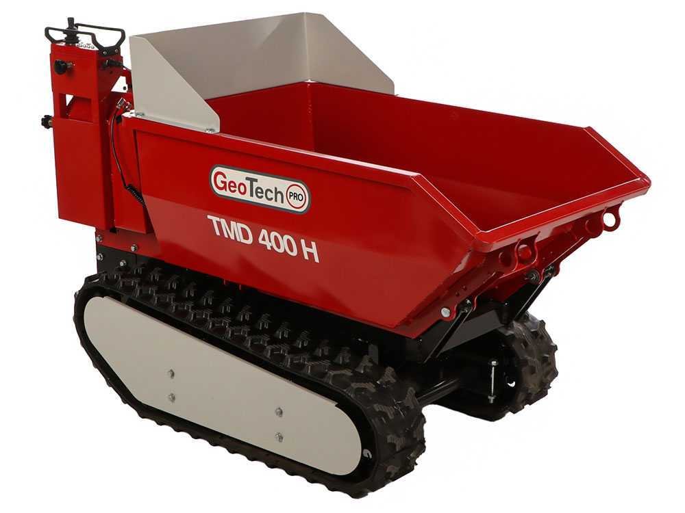 geotech pro tmd 400 h brouette à batterie 48v 15ah avec basculement hydraulique - Machines territoires geotech pro tmd 400 h brouette à batterie 48v 15ah avec basculement hydraulique