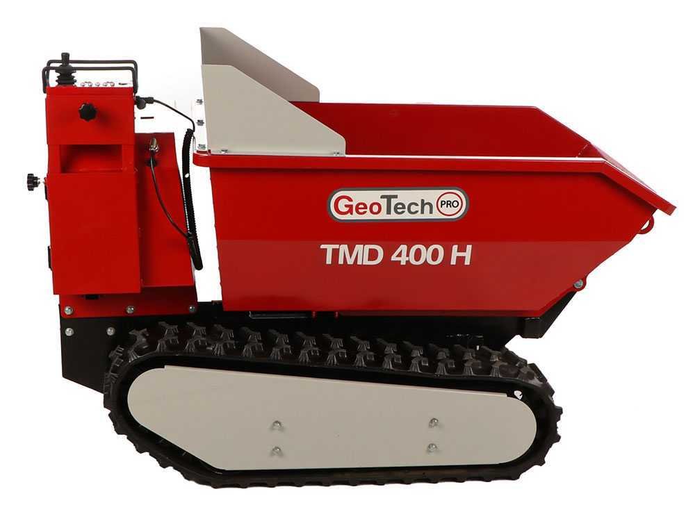 geotech pro tmd 400 h brouette à batterie 48v 15ah avec basculement hydraulique - Machines territoires geotech pro tmd 400 h brouette à batterie 48v 15ah avec basculement hydraulique