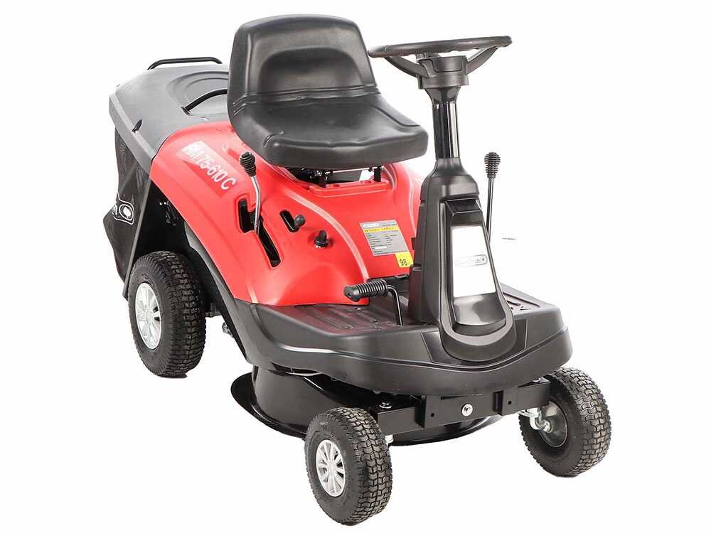 geotech rm 75 610 c tondeuse autoportée mini rider moteur de 224 cm3 démarrage électrique