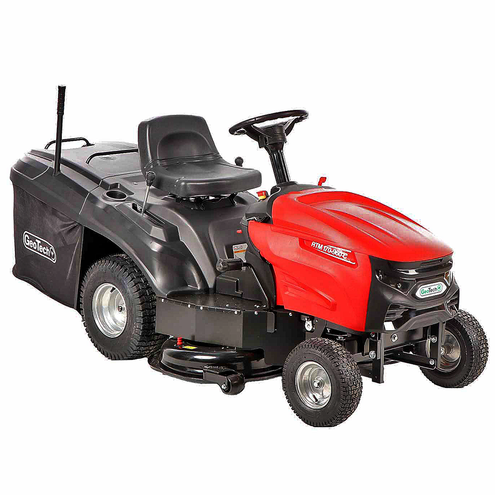 geotech rtm 170 960 c tracteur tondeuse boîte mécanique bac de ramassage geotech rtm 170 960 c tracteur tondeuse boîte mécanique bac de ramassage