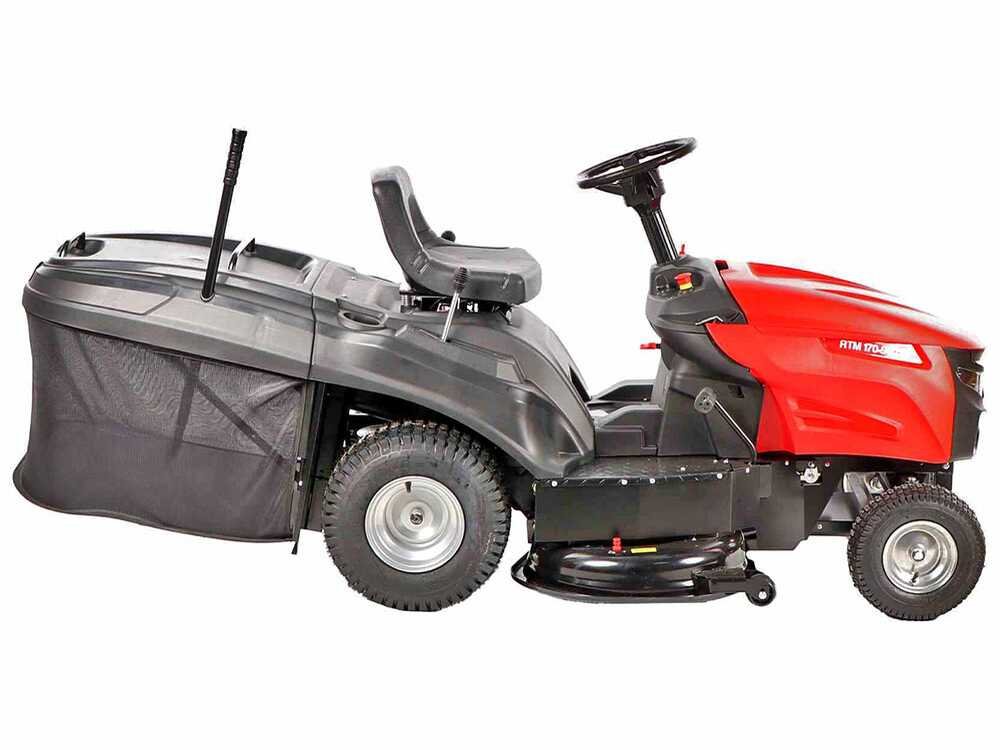 geotech rtm 170 960 c tracteur tondeuse boîte mécanique bac de ramassage
