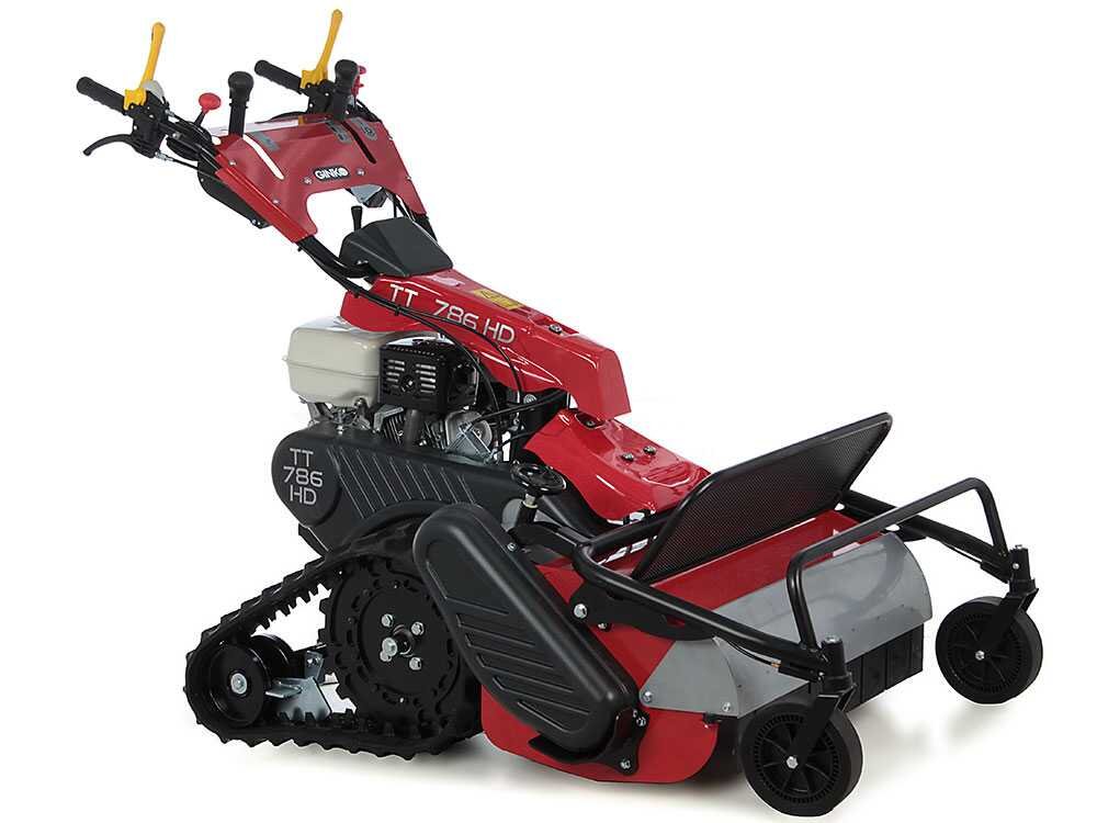 ginko mgm tt 786 hd tondeuse débroussailleuse professionnelle à couteaux sur chenilles honda gx270 - Machines territoires ginko mgm tt 786 hd tondeuse débroussailleuse professionnelle à couteaux sur chenilles honda gx270