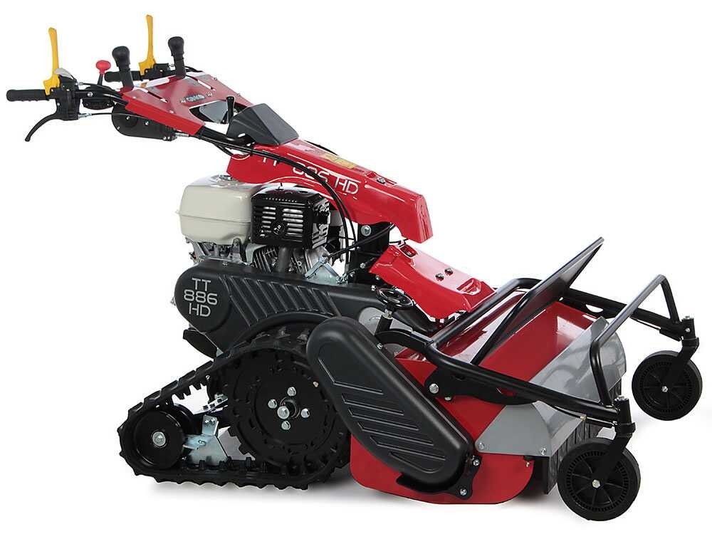 ginko mgm tt 886 hd tondeuse débroussailleuse professionnelle à couteaux sur chenilles honda gx390 - Machines territoires ginko mgm tt 886 hd tondeuse débroussailleuse professionnelle à couteaux sur chenilles honda gx390