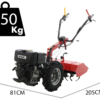 ginko r710 eko motoculteur diesel kohler kd15 440 démarrage électrique