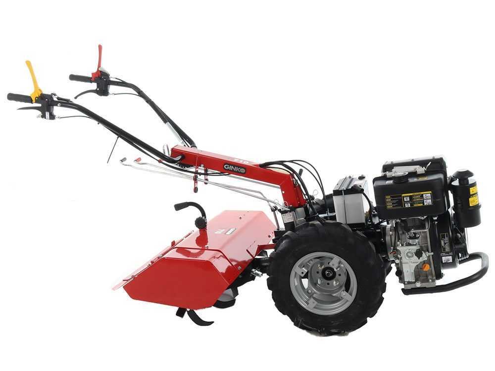 ginko r710 eko motoculteur diesel loncin d404f démarrage électrique