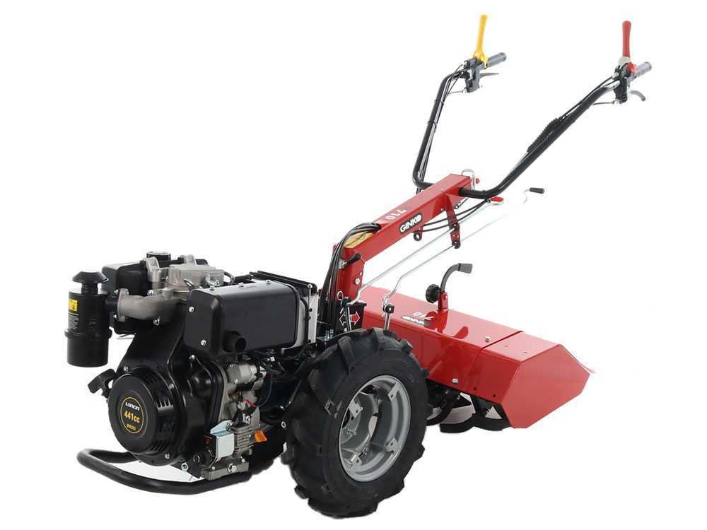 ginko r710 eko motoculteur diesel loncin d404f démarrage électrique