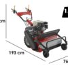 ginko tt690 tondeuse débroussailleuse professionnelle à couteaux moteur honda gx270