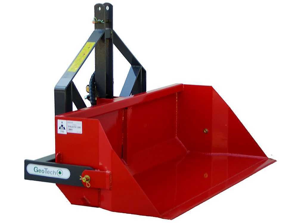 godet à tracteur hydraulique geotech de 160 cm série lourde charge 700 kg godet à tracteur hydraulique geotech de 160 cm série lourde charge 700 kg