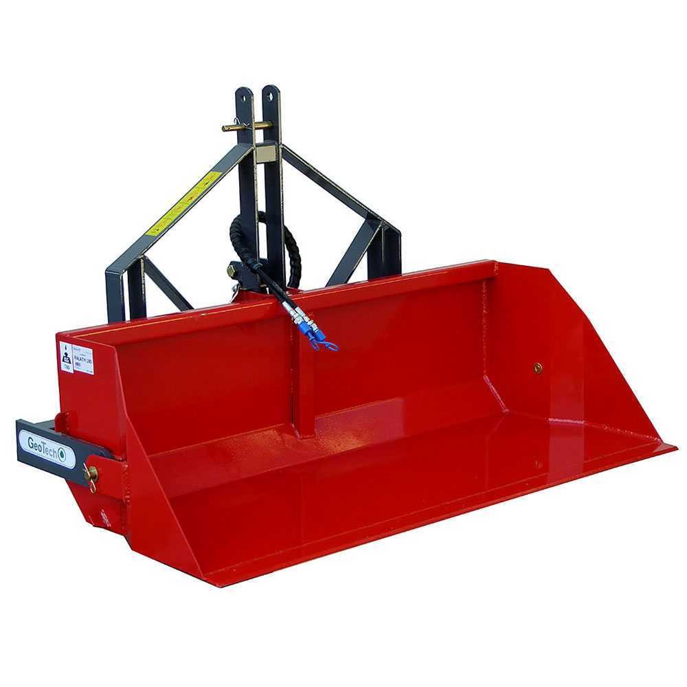 godet à tracteur hydraulique geotech de 160 cm série lourde charge 700 kg godet à tracteur hydraulique geotech de 160 cm série lourde charge 700 kg