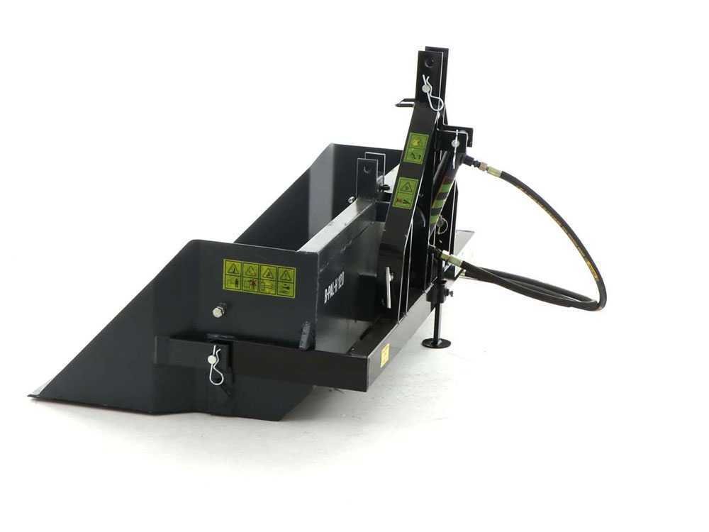 godet arrière hydraulique pour tracteur blackstone b pal h 180 de 180 cm charge 700kg