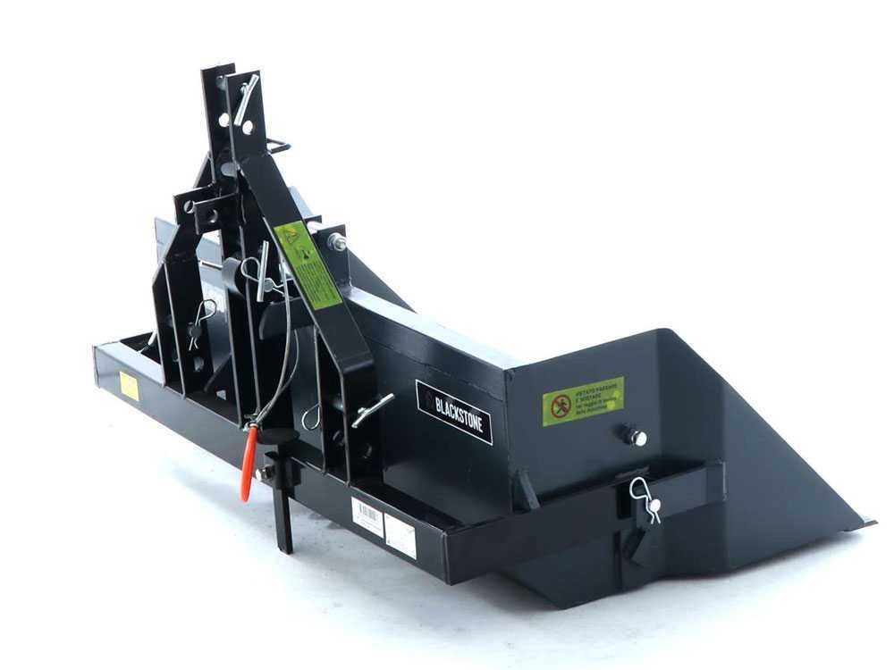 godet arrière pour tracteur blackstone b pal 160 avec lame de 160 cm charge 700kg - Machines territoires godet arrière pour tracteur blackstone b pal 160 avec lame de 160 cm charge 700kg