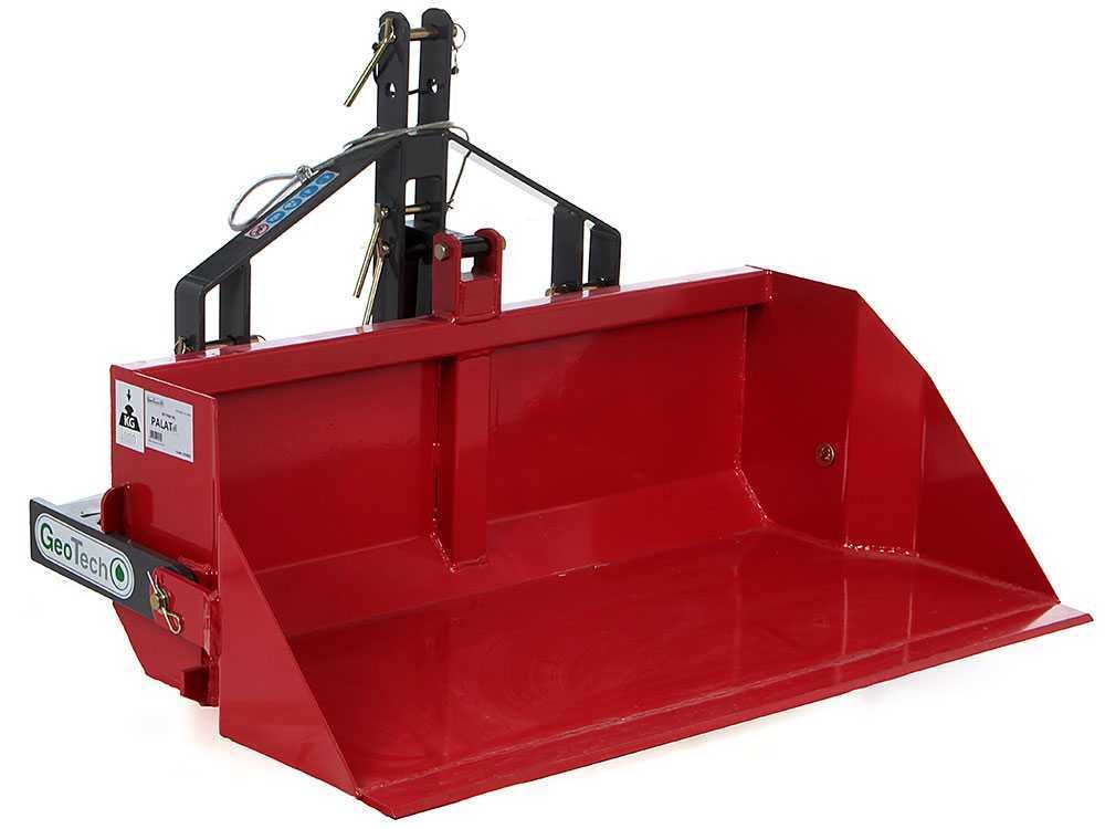godet arrière pour tracteur geotech de 160 cm série médium lourde capacité charge 700 kg - Machines territoires godet arrière pour tracteur geotech de 160 cm série médium lourde capacité charge 700 kg