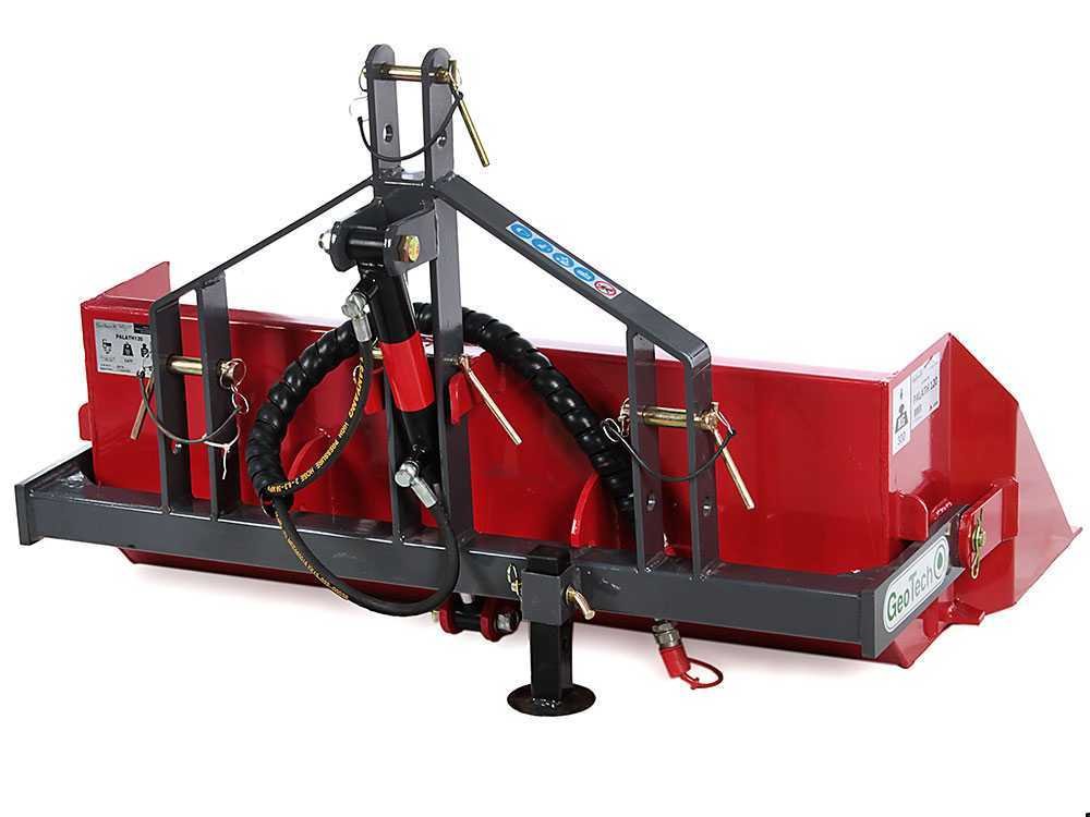 godet hydraulique pour tracteur geotech de 140 cm série médium lourd capacité charge 500 kg