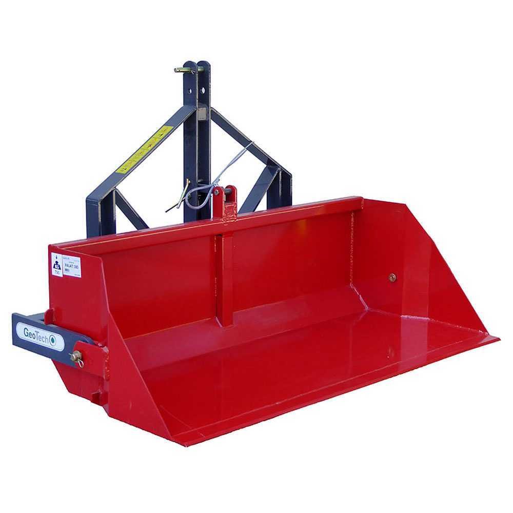 godet postérieur pour tracteur geotech de 180 cm série lourde capacité charge 700 kg godet postérieur pour tracteur geotech de 180 cm série lourde capacité charge 700 kg