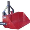 godet postérieur pour tracteur geotech de 180 cm série lourde capacité charge 700 kg - Machines territoires godet postérieur pour tracteur geotech de 180 cm série lourde capacité charge 700 kg