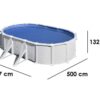 gre atlantis ovale 500x300x132cm piscine hors sol en acier - Machines territoires gre atlantis ovale 500x300x132cm piscine hors sol en acier