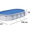 gre fidji ovale 730x375x120cm piscine hors sol en acier - Machines territoires gre fidji ovale 730x375x120cm piscine hors sol en acier