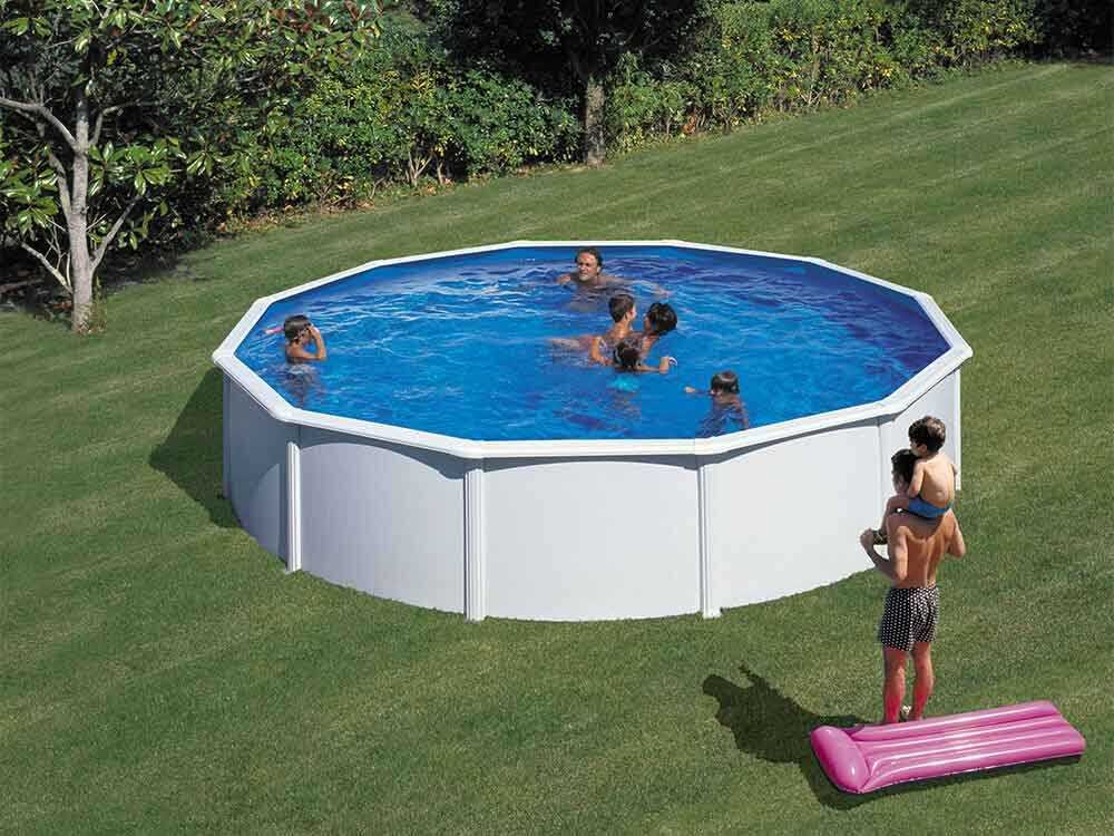 gre fidji ronde Ø550 x 120 cm piscine hors sol en acier - Machines territoires gre fidji ronde Ø550 x 120 cm piscine hors sol en acier