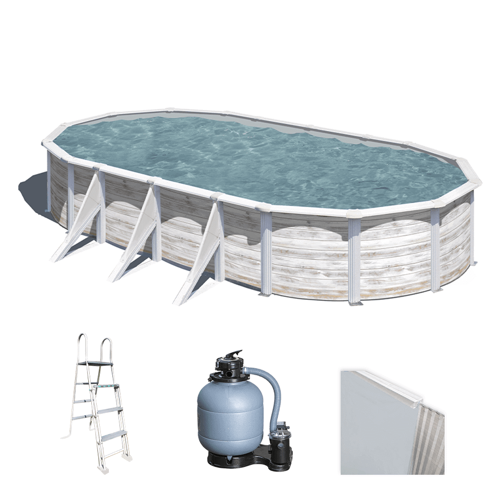 gre finlandia ovale 730x375x120cm piscine hors sol en acier gre finlandia ovale 730x375x120cm piscine hors sol en acier