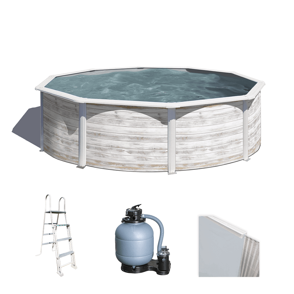 gre finlandia ronde Ø350 x 120 cm piscine hors sol en acier gre finlandia ronde Ø350 x 120 cm piscine hors sol en acier
