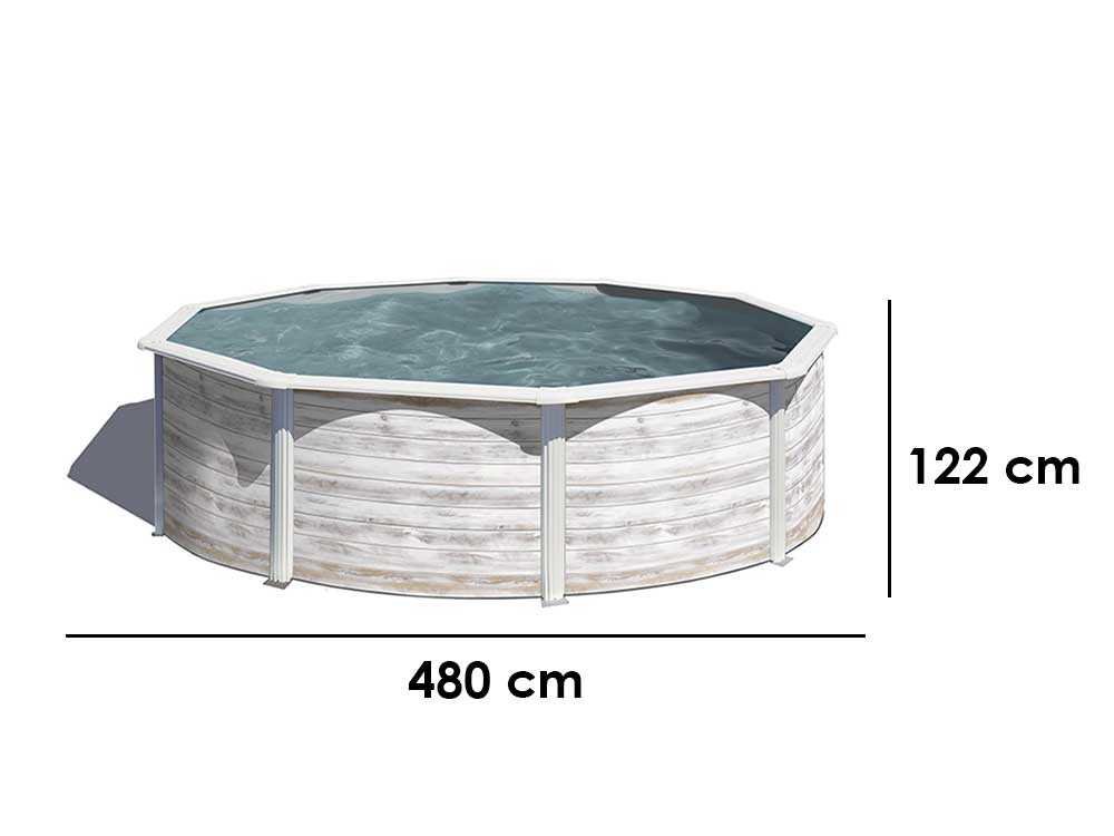 gre finlandia ronde Ø460 x 120 cm piscine hors sol en acier - Machines territoires gre finlandia ronde Ø460 x 120 cm piscine hors sol en acier