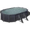 gre granada ovale 500x300x132cm piscine hors sol en acier