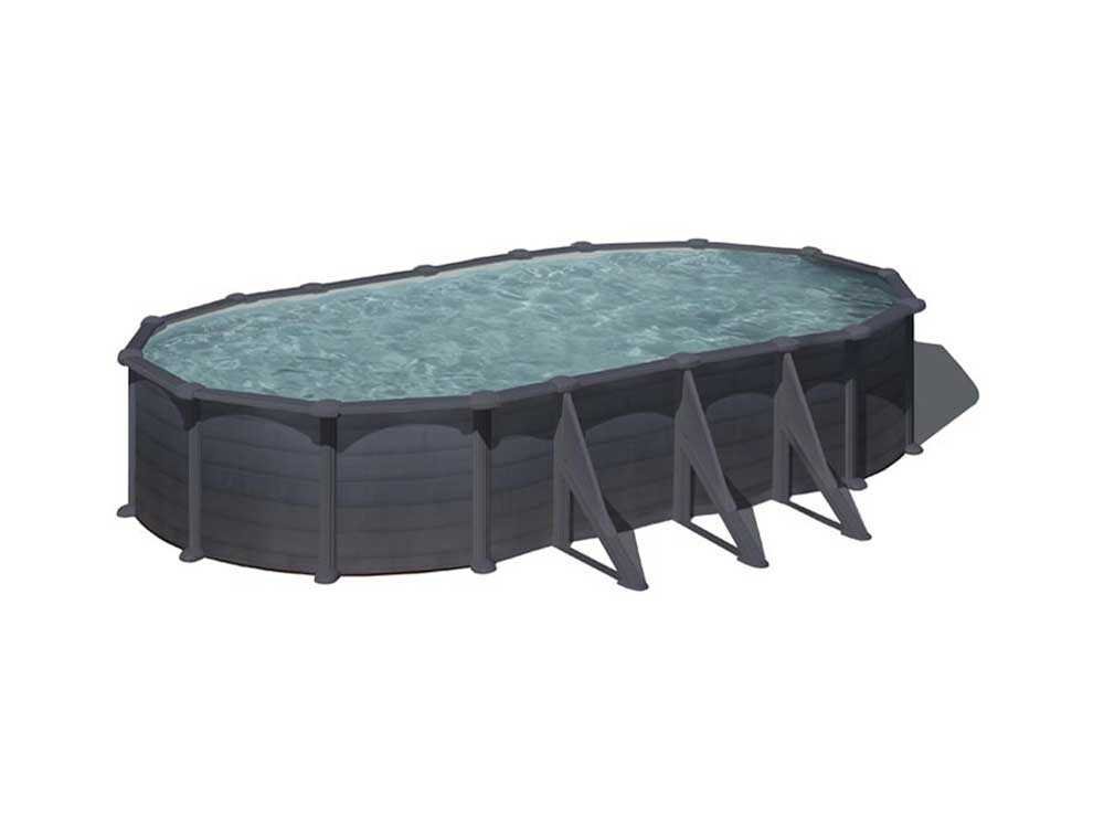 gre granada ovale 730x375x132cm piscine hors sol en acier - Machines territoires gre granada ovale 730x375x132cm piscine hors sol en acier