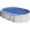 gre haiti ovale 610 x 375 x 132 cm piscine hors sol en acier traverses enterrées - Machines territoires gre haiti ovale 610 x 375 x 132 cm piscine hors sol en acier traverses enterrées