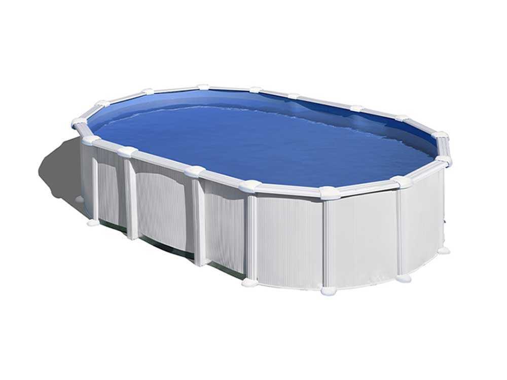 gre haiti ovale 610 x 375 x 132 cm piscine hors sol en acier traverses enterrées - Machines territoires gre haiti ovale 610 x 375 x 132 cm piscine hors sol en acier traverses enterrées