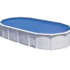 gre haiti ovale 730 x 375 x 132 cm piscine hors sol en acier traverses enterrées - Machines territoires gre haiti ovale 730 x 375 x 132 cm piscine hors sol en acier traverses enterrées