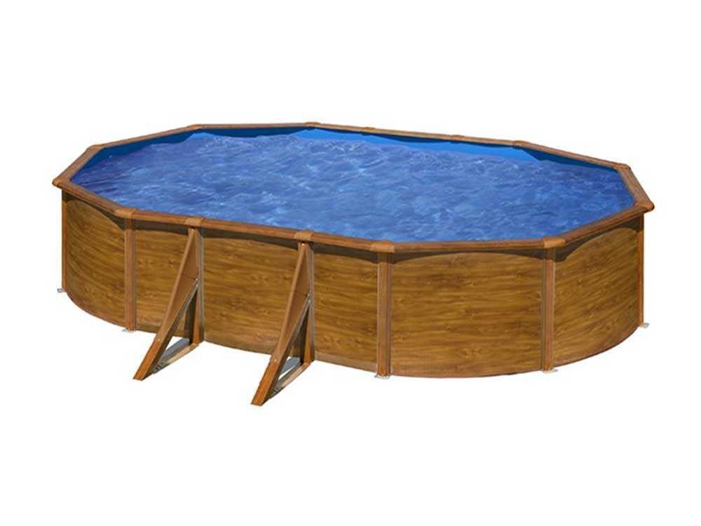 gre pacific ovale 610 x 375 x 120 cm piscine hors sol en acier - Machines territoires gre pacific ovale 610 x 375 x 120 cm piscine hors sol en acier