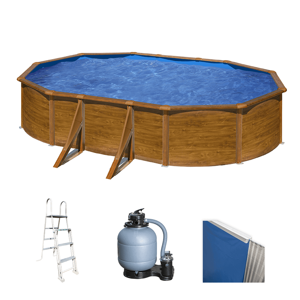 gre pacific ovale 610 x 375 x 120 cm piscine hors sol en acier gre pacific ovale 610 x 375 x 120 cm piscine hors sol en acier