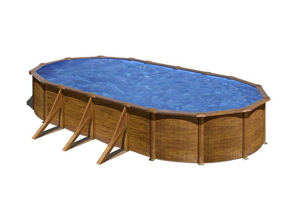 gre pacific ovale 730x375x120cm piscine hors sol en acier - Machines territoires gre pacific ovale 730x375x120cm piscine hors sol en acier