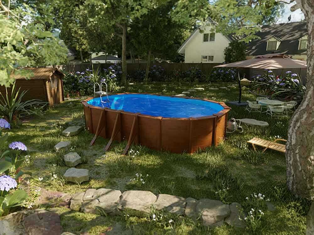 gre pacific ovale 730x375x120cm piscine hors sol en acier gre pacific ovale 730x375x120cm piscine hors sol en acier