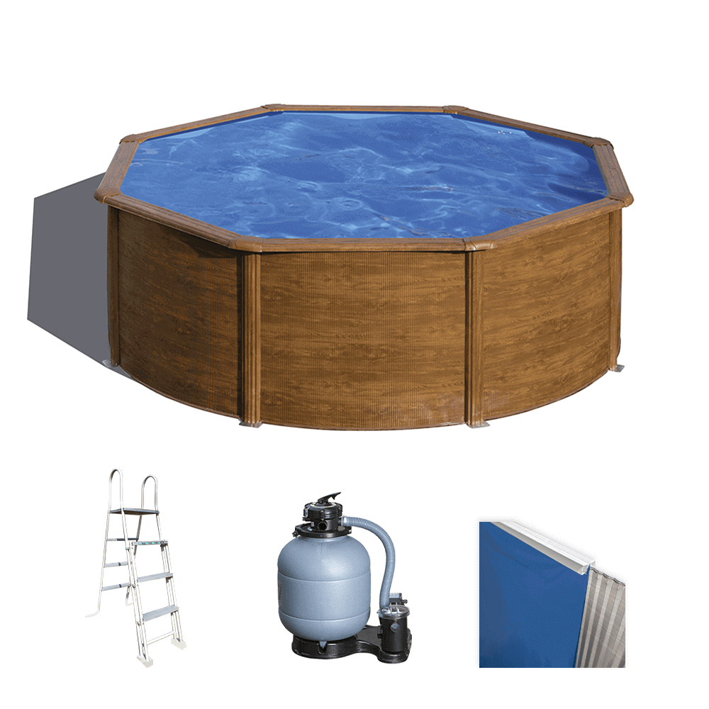 gre pacific ronde Ø300 x 120 cm piscine hors sol en acier gre pacific ronde Ø300 x 120 cm piscine hors sol en acier