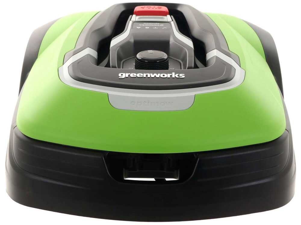 greenworks optimow 10 grl110 robot tondeuse avec câble périphérique greenworks optimow 10 grl110 robot tondeuse avec câble périphérique