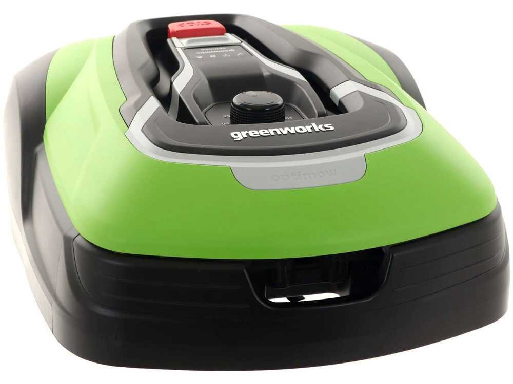 greenworks optimow 10 grl110 robot tondeuse avec câble périphérique greenworks optimow 10 grl110 robot tondeuse avec câble périphérique