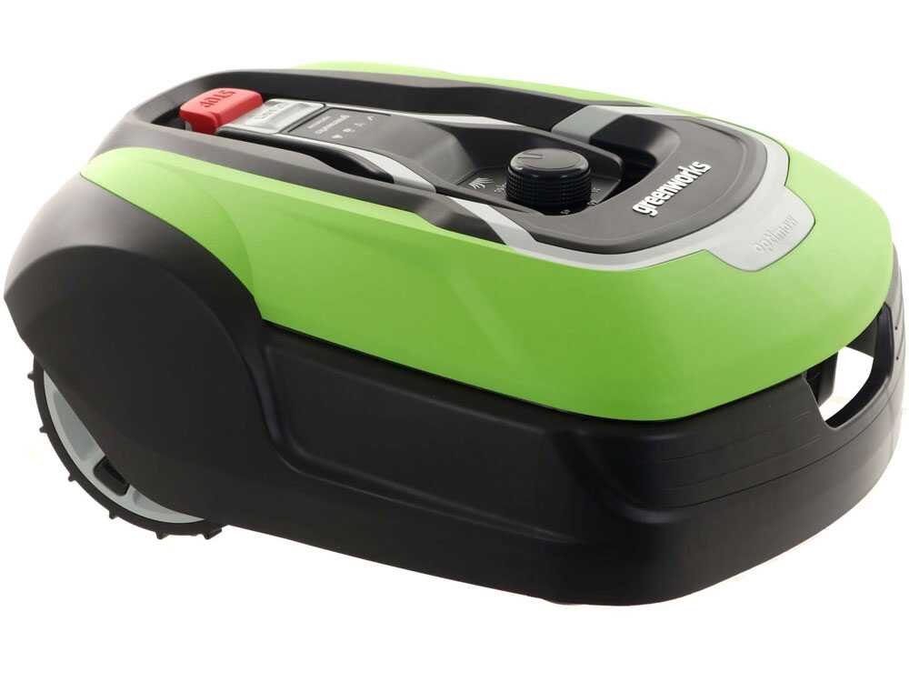 greenworks optimow 10 grl110 robot tondeuse avec câble périphérique greenworks optimow 10 grl110 robot tondeuse avec câble périphérique
