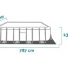 intex ultra xtr frame 26364np 732x366x132 cm piscine hors sol - Machines territoires intex ultra xtr frame 26364np 732x366x132 cm piscine hors sol