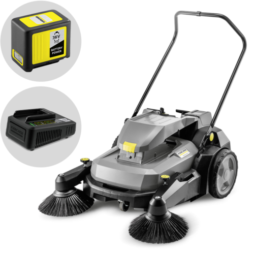 karcher km 70/25 c bp 2sb balayeuse à batterie avec bac de ramassage 36v 5ah karcher km 70/25 c bp 2sb balayeuse à batterie avec bac de ramassage 36v 5ah