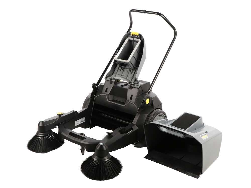karcher km 70/25 c bp 2sb balayeuse à batterie avec bac de ramassage 36v 5ah